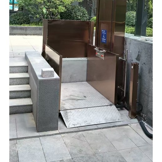 佰旺無障礙升降機廠定制款液壓類無障礙升降平臺