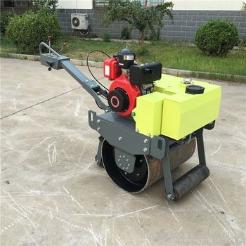 小型手扶式0.5噸雙鋼輪壓路機鋼輪寬度600mm路面溝槽壓實設(shè)備