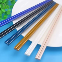 瓷陶瓷筷子易清潔便攜餐具耐高溫不變形筷子廠家圖片