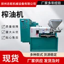 油坊商用螺旋榨油機,笨炸花生油菜籽油機器,加工大豆油生產(chǎn)線設(shè)備