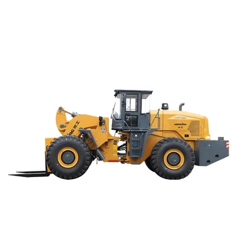 山東鏟車裝載機(jī)廠家開著龍工855H鏟車卸煤適合機(jī)型