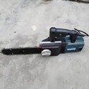 建筑工地輕質(zhì)磚鏈鋸220V電動(dòng)泡沫磚切割鏈鋸隔墻磚切割鋸