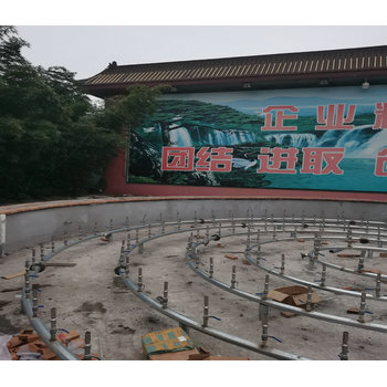 德州售樓部吶喊噴泉設計