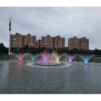 開封水池吶喊噴泉設計