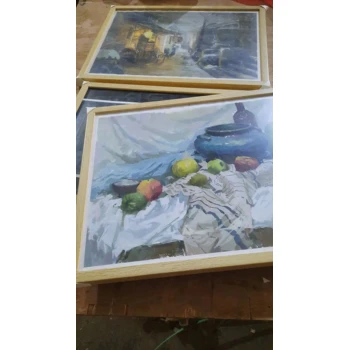 貴陽實木畫框定做精裱字畫繡品圖片裝飾畫