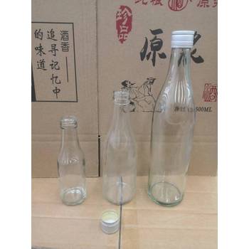 出口玻璃瓶廠家加工定制玻璃白酒瓶高白料玻璃白酒瓶