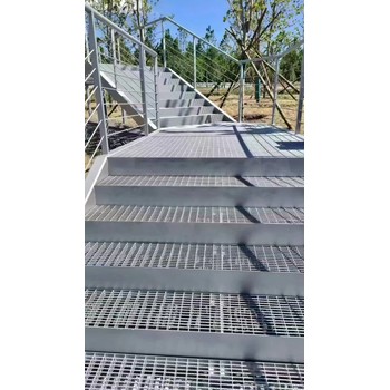 鋼格板鋼結構樓梯踏步鋼格板陽泉G255鍍鋅鋼格板