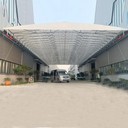 西安移動推拉蓬戶外伸縮遮陽蓬大型活動雨棚批發(fā)物流倉庫帳篷