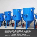 河北吳橋噴砂機械設備開(kāi)放式手動(dòng)噴砂機