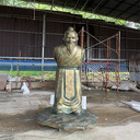 佛山仿銅人物雕塑公園景觀玻璃鋼雕塑