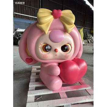 中山動漫卡通雕塑商場美陳玻璃鋼公仔雕塑
