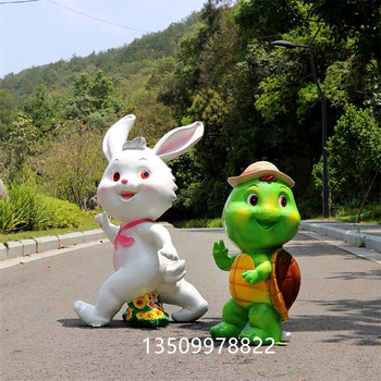 佛山IP玩偶雕塑玻璃鋼卡通公仔雕塑