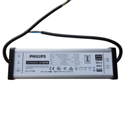 飛利浦防水燈帶驅動LEDTransformer150WIP6724VDC300W電源