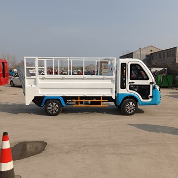 遠程遙控液壓尾板垃圾車電動四輪垃圾桶運輸車