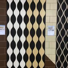 外貿(mào)出口聚酯纖維木條MDF格柵吸音板墻面裝飾錄音棚琴房隔音格柵