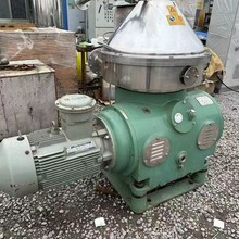 转让二手化工沉降离心脱水机自动不锈钢固液分离设备125型碟片离心机