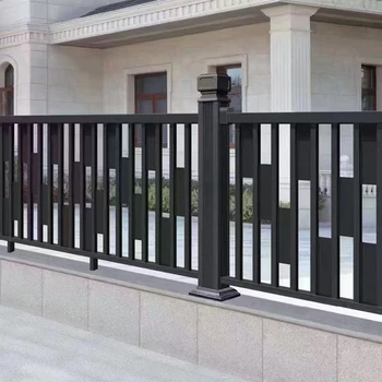 別墅小區(qū)鋁合金護(hù)欄歐式花園圍墻庭院鋁藝圍欄空調(diào)陽臺防護(hù)欄