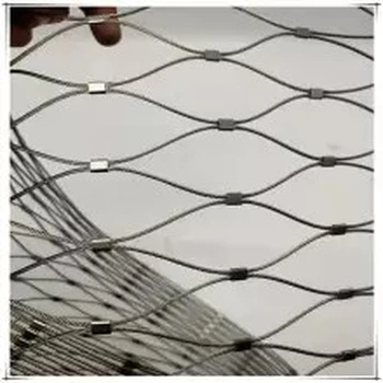 不銹鋼繩網(wǎng)景區(qū)棧橋道河兩側(cè)防護(hù)植物攀爬動(dòng)物園幼兒園高空鋼絲網(wǎng)