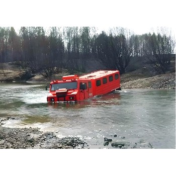 履帶式雙節(jié)水陸兩棲全地形蘆葦消防滅火車水陸兩棲全地形車