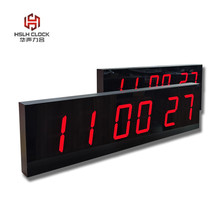 HSLH牌4G無線校時數(shù)顯電子鐘-自動同步時鐘系統(tǒng)-無線授時萬年歷圖片
