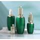 現貨綠色優美微胖化妝瓶30ml-120ml水乳霜化妝品瓶玻璃噴霧8