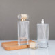 方款按壓香水瓶透明晶白料分裝玻璃空瓶細(xì)霧噴瓶化妝品玻璃瓶5