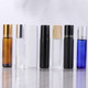 滾珠瓶 滾珠頭彩色走珠瓶精油瓶玻璃瓶10ml 藍色眼霜滾珠瓶