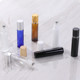 滾珠瓶 滾珠頭彩色走珠瓶精油瓶玻璃瓶10ml 藍色眼霜滾珠瓶1