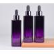廠家現(xiàn)貨 平肩四方形75ml化妝護(hù)膚品玻璃厚底精華精油原液滴管瓶