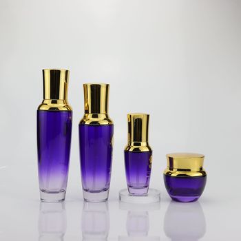 玻璃瓶烤漆加工廠，化妝品套裝瓶烤漆加工廠