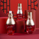 化妝品套裝玻璃瓶30g50g膏霜瓶40ml120ml精華液瓶絲印6