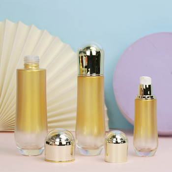 護(hù)膚品玻璃瓶噴漆加工廠，化妝品玻璃瓶噴漆加工廠