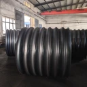 云南5米直徑鋼波紋涵管分片拼裝式鋼制波紋管公路橋涵施工