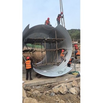 山西鋼波紋涵管廠家供應(yīng)5米直徑鋼波紋涵管危橋改建用管
