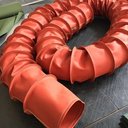 硅膠布風(fēng)機(jī)軟連接帆布通風(fēng)管道定制