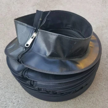 鋼絲圈圓形防塵罩定制絲桿伸縮保護(hù)套