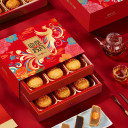 華美月餅團(tuán)購(gòu)蛋黃蓮蓉經(jīng)典傳統(tǒng)多口味禮盒華美月餅廠家價(jià)格