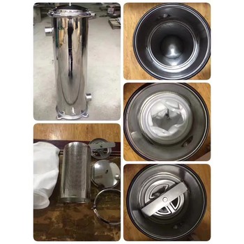 不銹鋼保安過濾器大流量2噸4T10t20t不銹鋼保安過濾器PP棉凈水器
