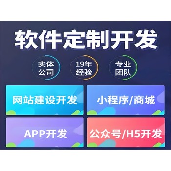 南昌早期的軟件開發公司,做網站小程序APP