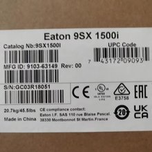 EATON伊顿UPS不间断电源9SX1500i内置电池可扩展电池包全新