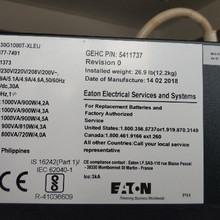 EATON伊顿UPS不间断电源PW9130G1000T-XLEU，通用电气DSA用UPS