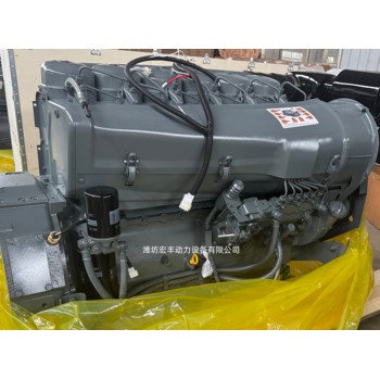 北內(nèi)六缸風冷柴油機F6L912道依茨水泵機組74千瓦配儀表