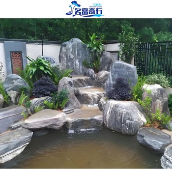 云南文山天然泰山石形態(tài)文山景觀雪浪石布景文山公園泰山石假山