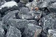 河北滄州黑山石駁岸景觀滄州池塘黑山石裝飾滄州黑山石切割工藝