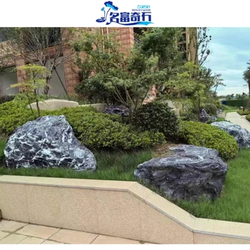 河北唐山花壇黑山石景觀唐山黑山石魚池設(shè)計(jì)唐山黑山石每噸售價