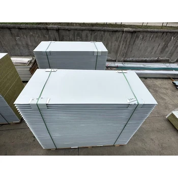 上海潔凈巖棉板隔墻雙玻鎂巖棉彩鋼板無(wú)塵車間隔墻