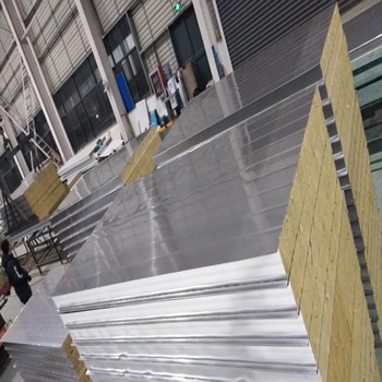 上海潔凈車間彩鋼板玻鎂巖棉手工夾芯板廠家