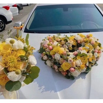 南寧安吉大道婚車-安吉大道婚車-布置-裝飾-婚慶鮮花車周邊