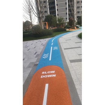 三明本地瀝青改色透水瀝青膠粘石防滑路面施工隊包工包料