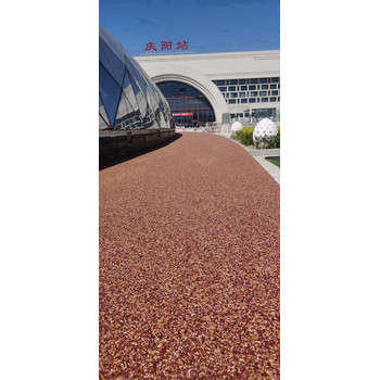 中衛膠粘石瀝青改色透水瀝青防滑路面包工包料施工隊包輕工